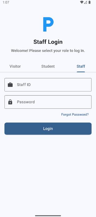 Staff Login