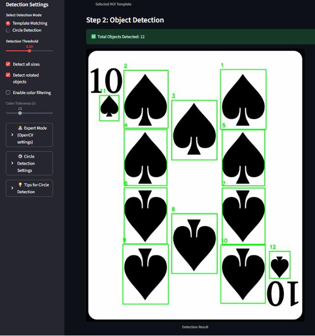 Poker Template Matching 2